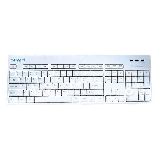 Element ECT104 Medical Grade Washable Keyboard - Corded