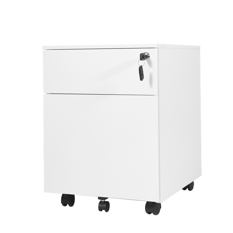 2 Drawer Steel Mobile Pedestal