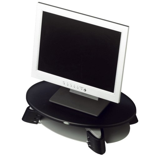 Compact Swivel Monitor Riser by Fellowes