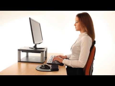 Fellowes Premium Graphite Monitor Riser