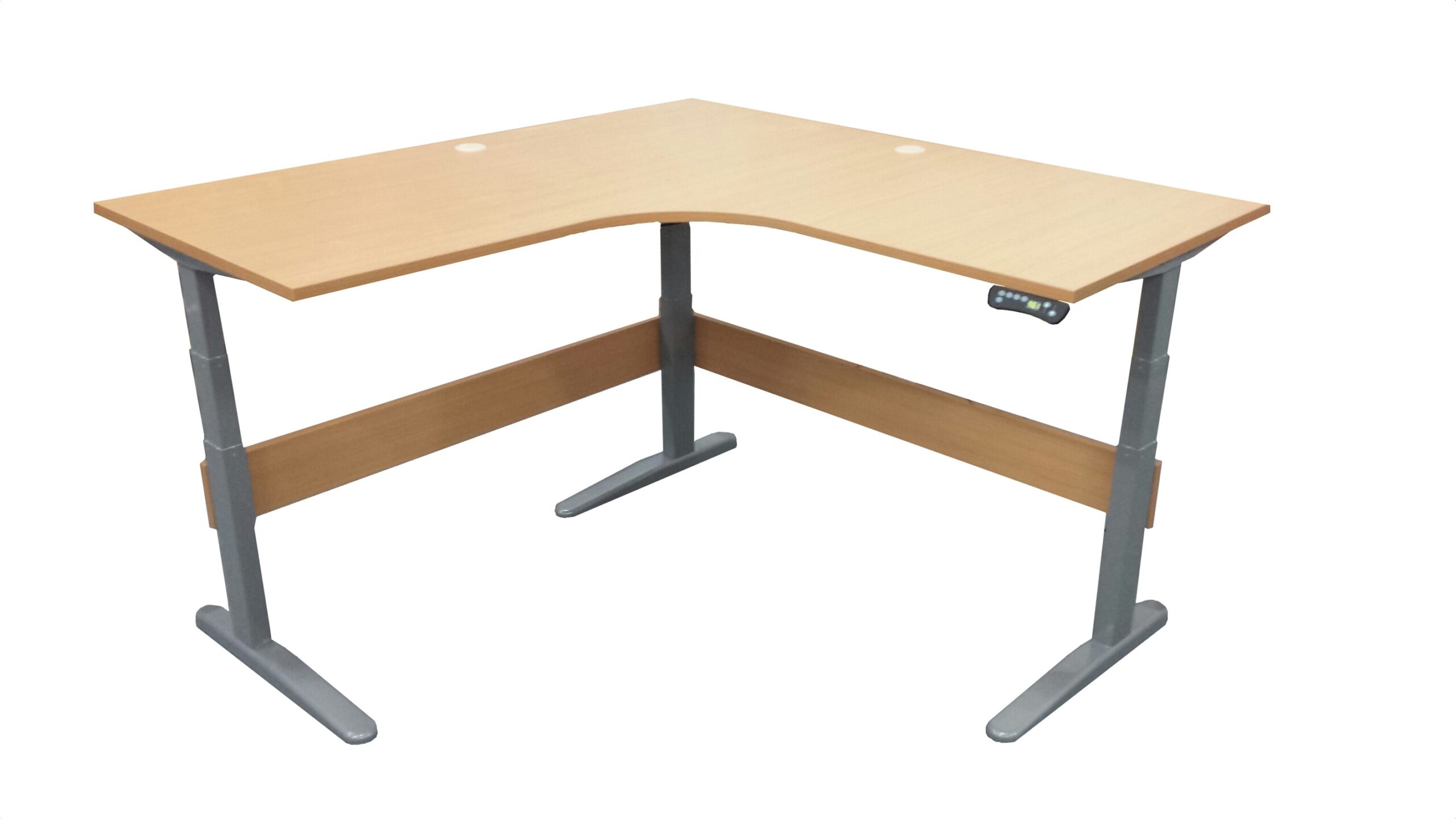 Accord L-Shaped Small - Height Adjustable Desk (1350 - 1600 mm)