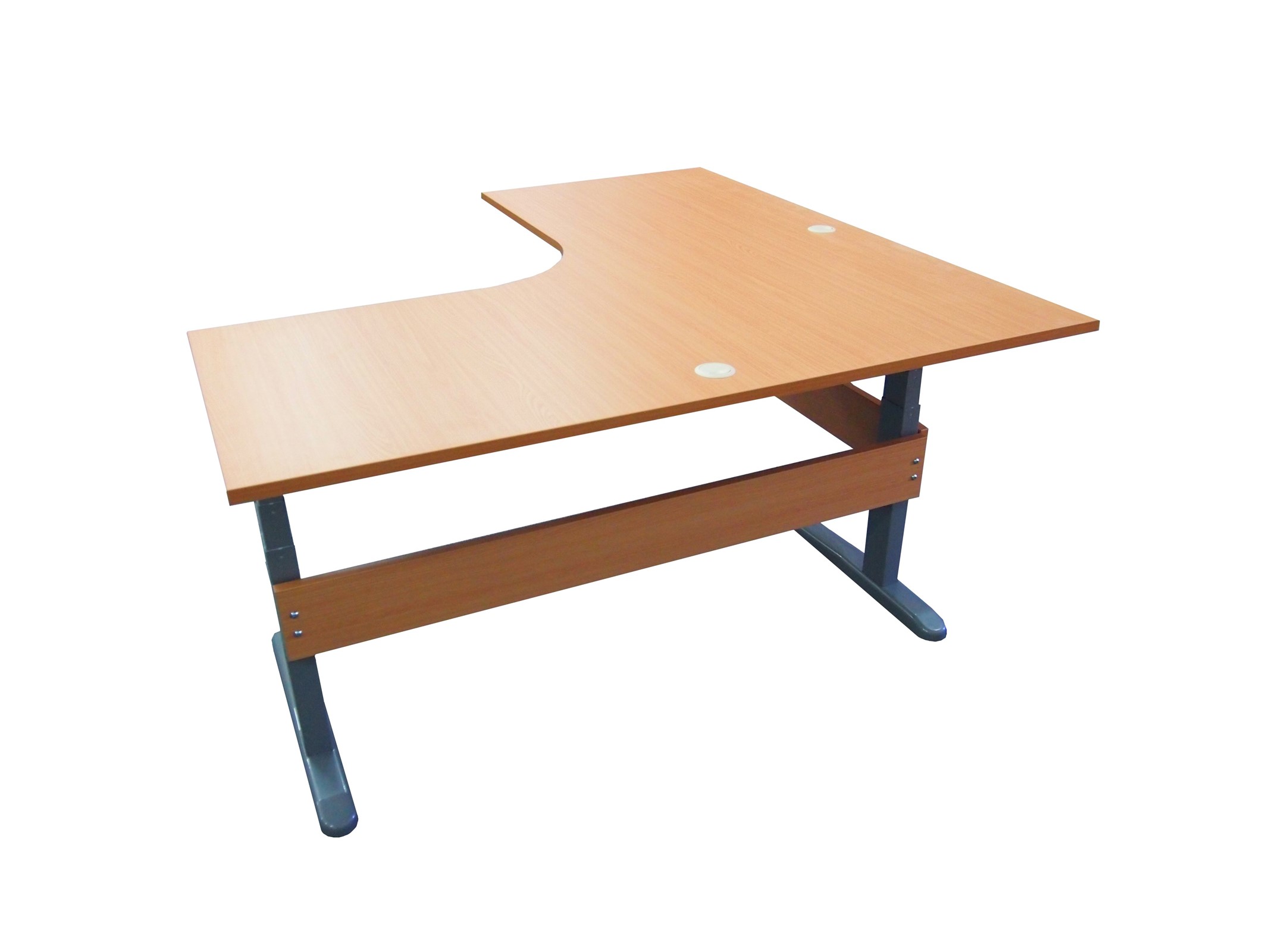 Accord L-Shaped Small - Height Adjustable Desk (1350 - 1600 mm)
