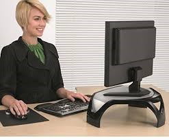 Fellowes Smart Suites Corner Monitor Riser