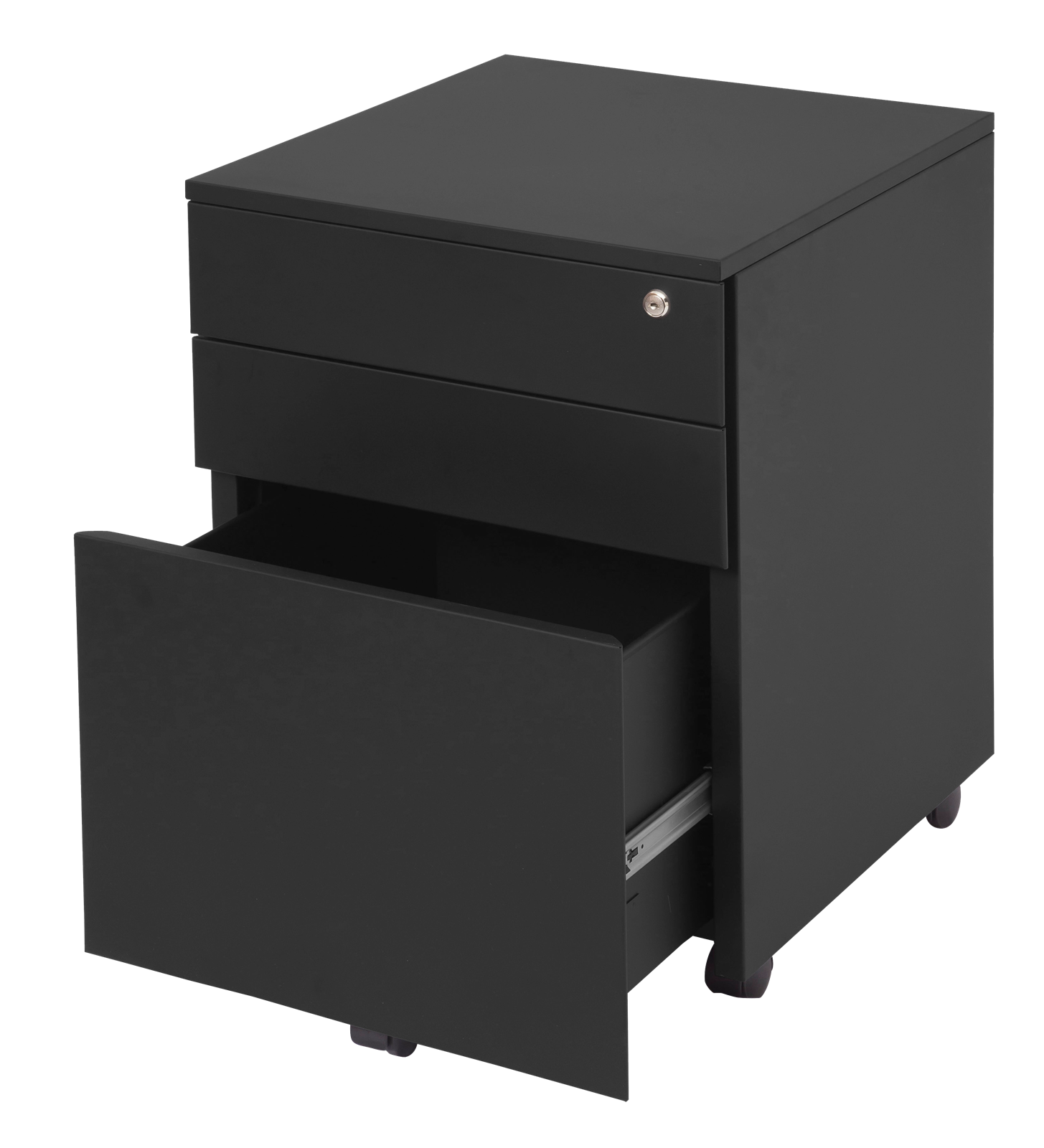 3 Drawer Steel Mobile Pedestal