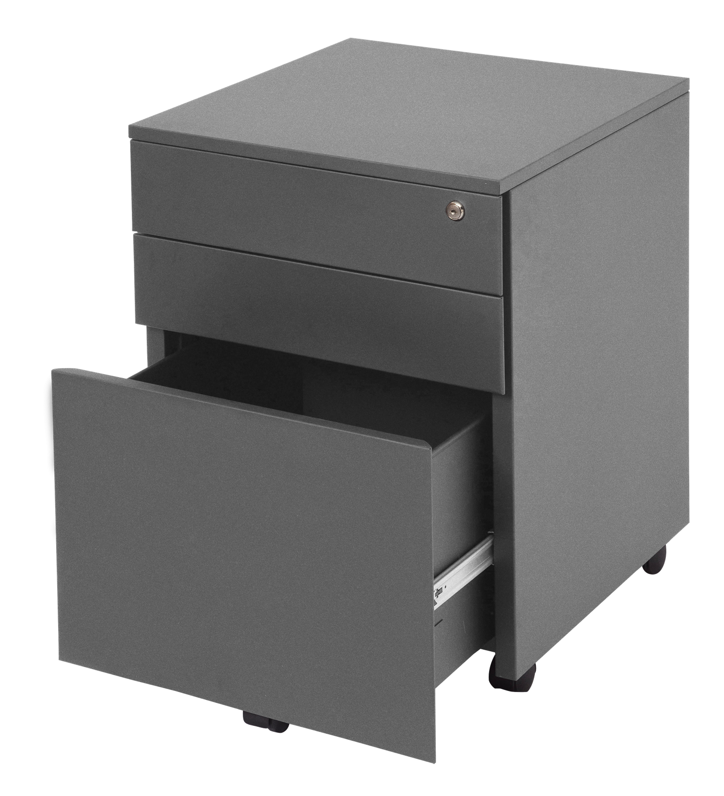 3 Drawer Steel Mobile Pedestal
