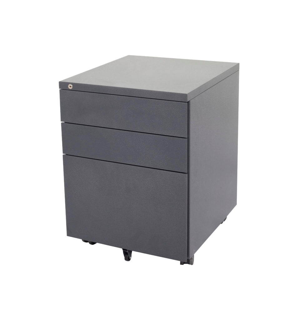 3 Drawer Steel Mobile Pedestal