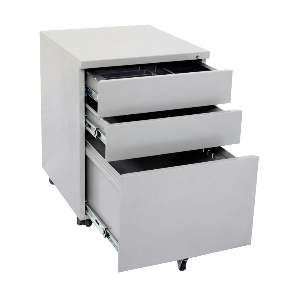 3 Drawer Steel Mobile Pedestal