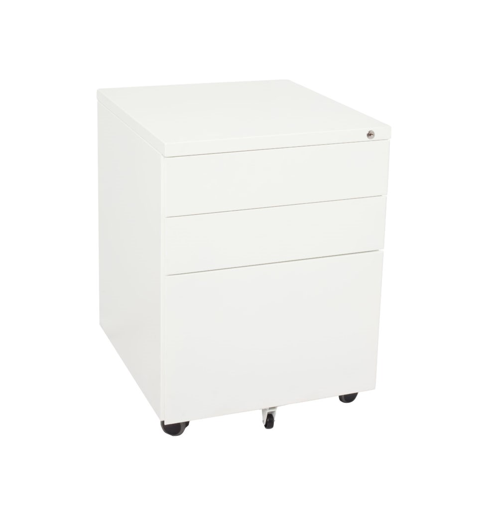 3 Drawer Steel Mobile Pedestal