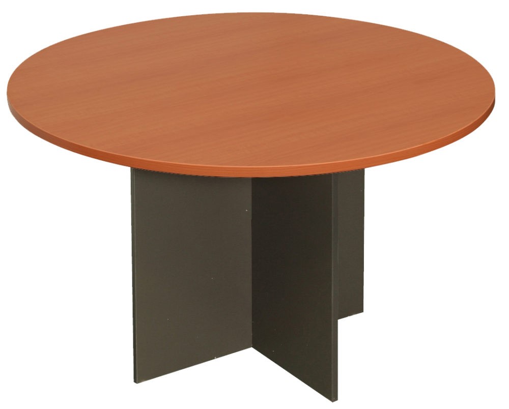 Rapid Worker Ironstone Base Round Meeting Table