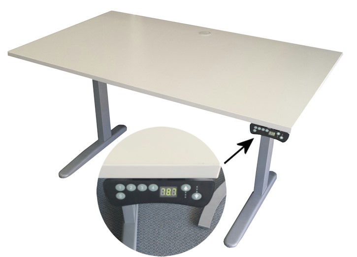 Accord Straight Height Adjustable Desk Frame (No Top)