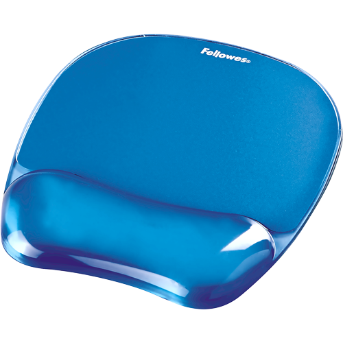 Fellowes Crystal Mouse Pad & Wrist Rest (Gel)