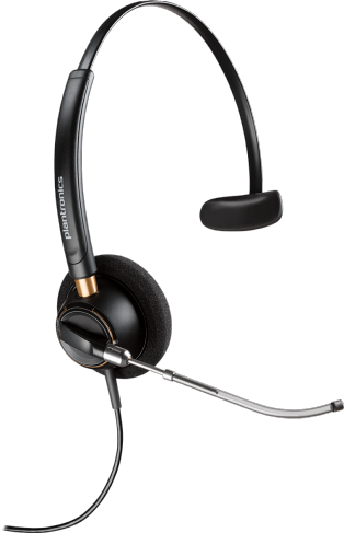 Plantronics EncorePro HW510V Corded Monaural Headset with Voice Tube