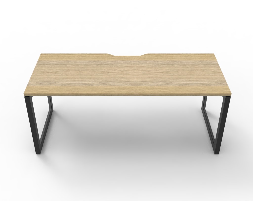 Deluxe Rapid Infinity Loop Leg Single Sided Desk