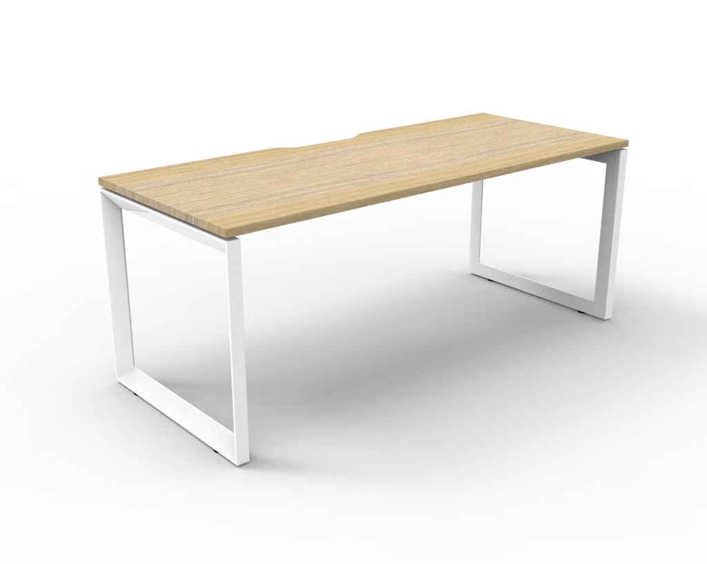 Deluxe Rapid Infinity Loop Leg Single Sided Desk