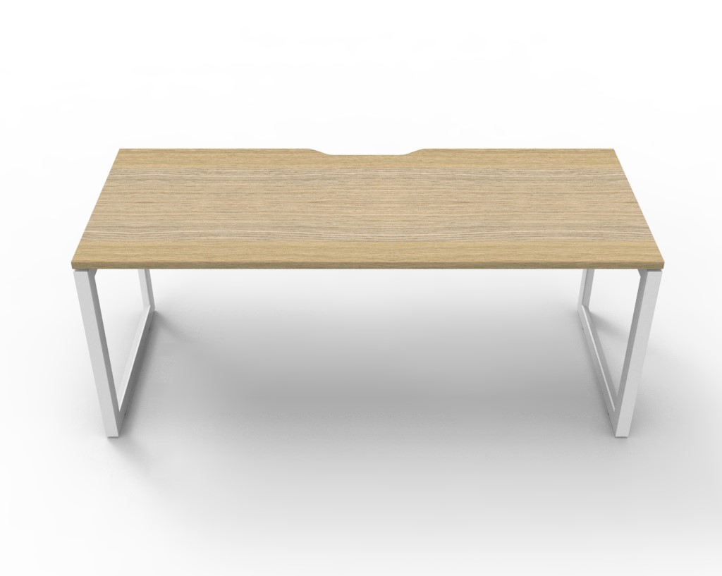 Deluxe Rapid Infinity Loop Leg Single Sided Desk