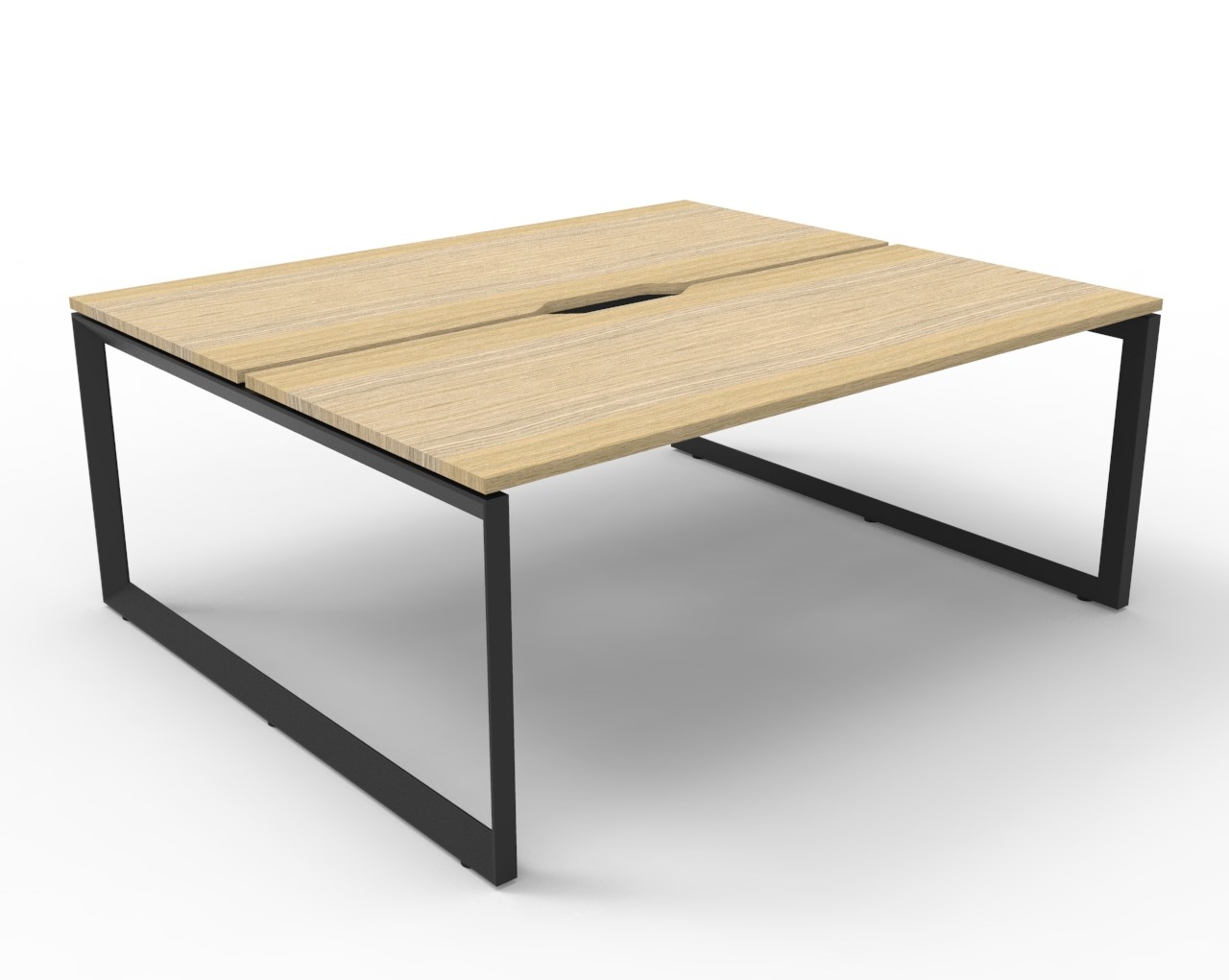 Deluxe Rapid Infinity Loop Leg Back to Back Workstation