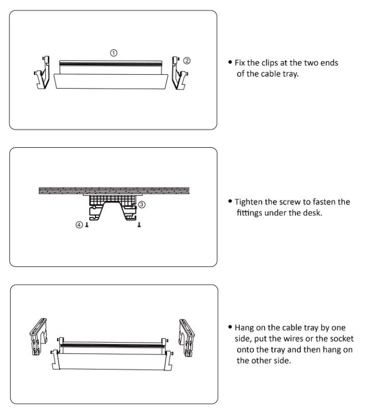 Easy Access Cable Management Tray
