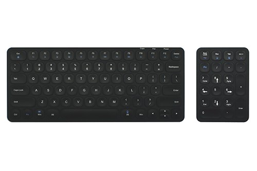 Ergoapt Dual Connectivity Keyboard & Number Pad Combo