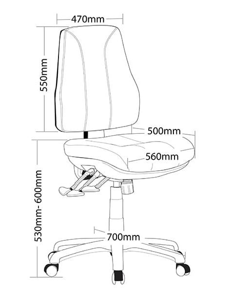 Comfort High Back Heavy Duty Ergonomic Office Chair