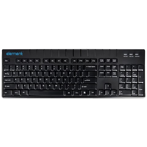 Element ECT104 Medical Grade Washable Keyboard - Corded