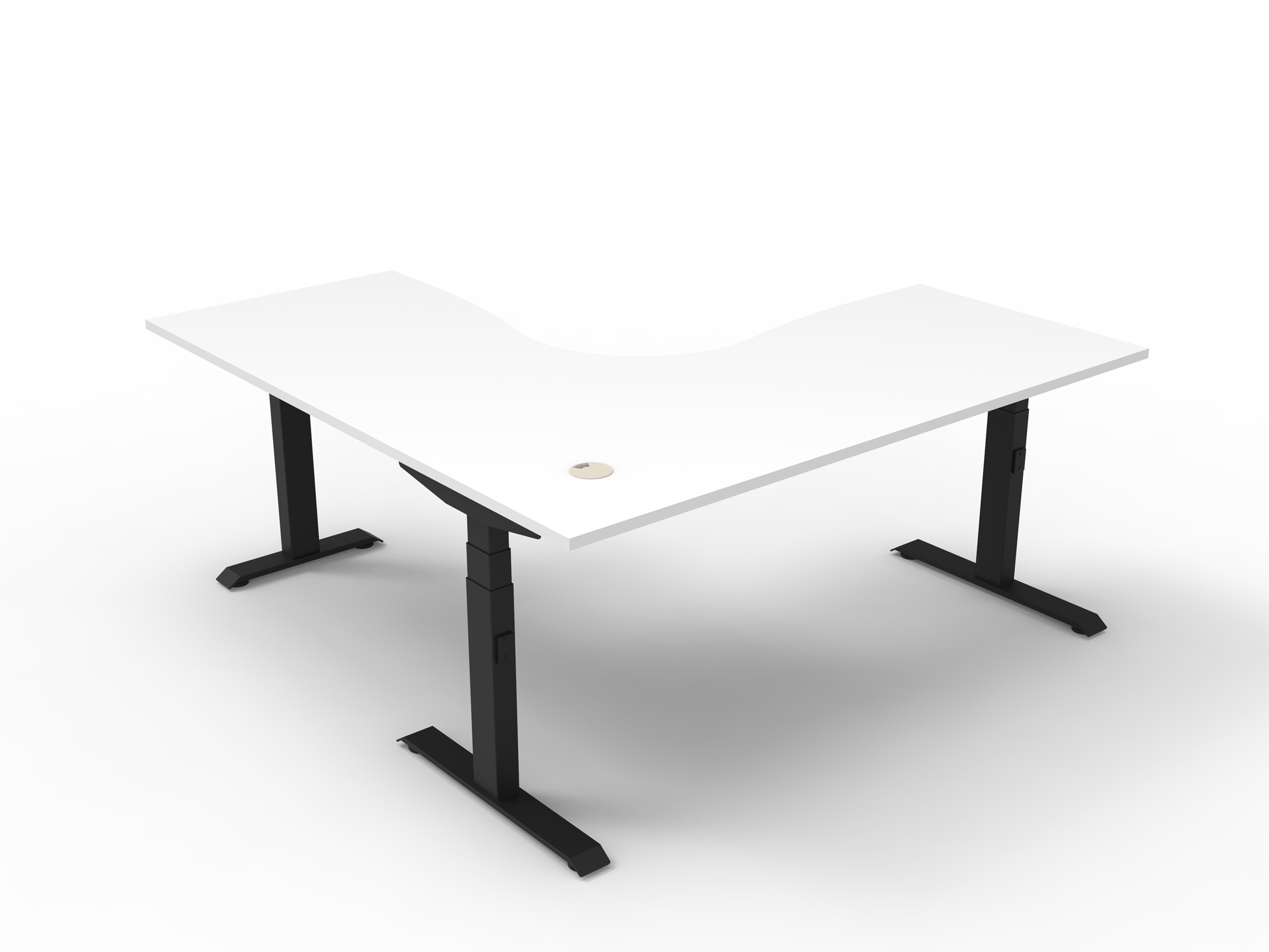 Boost Plus Height Adjustable Corner Workstation
