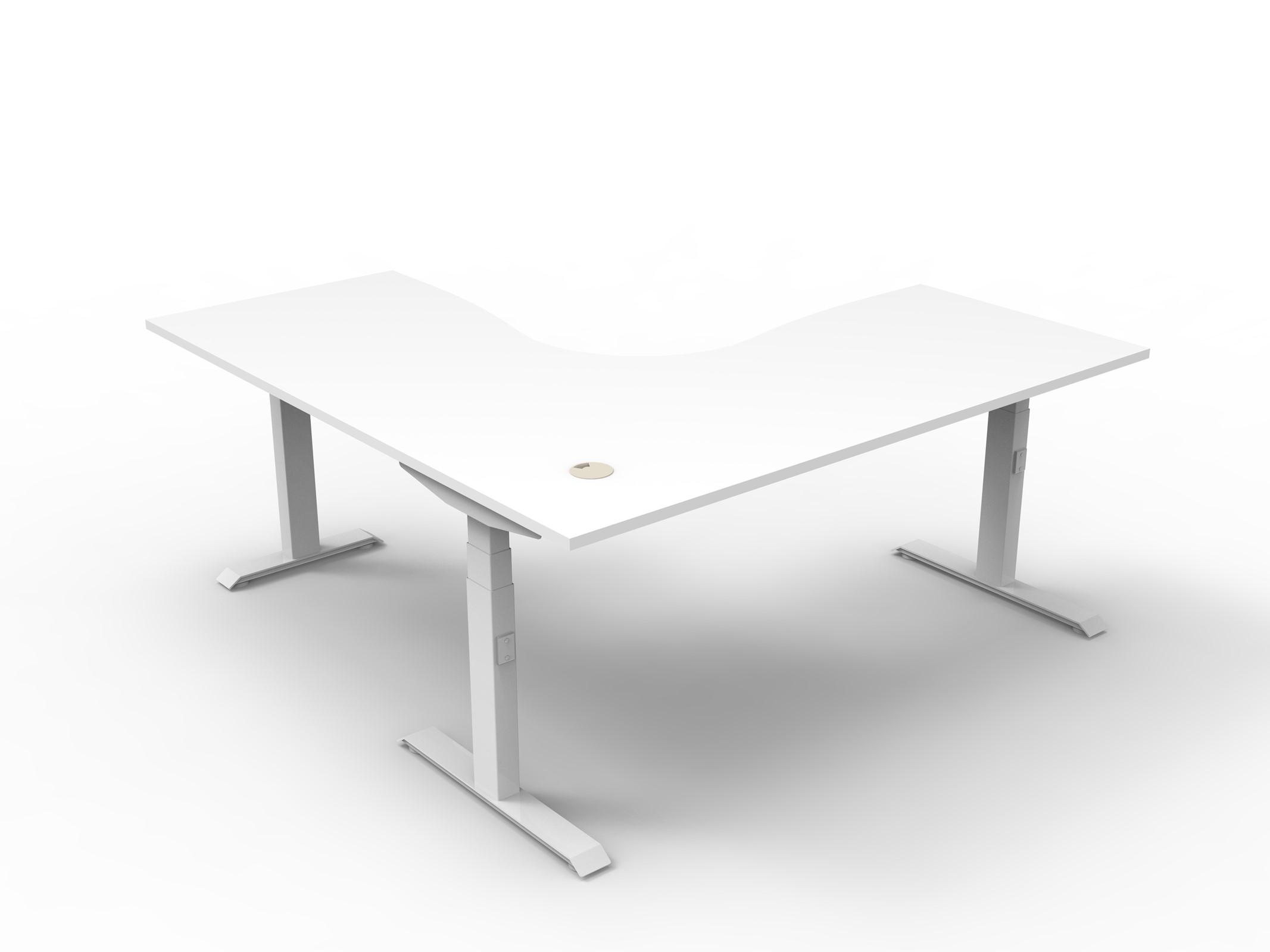 Boost Plus Height Adjustable Corner Workstation
