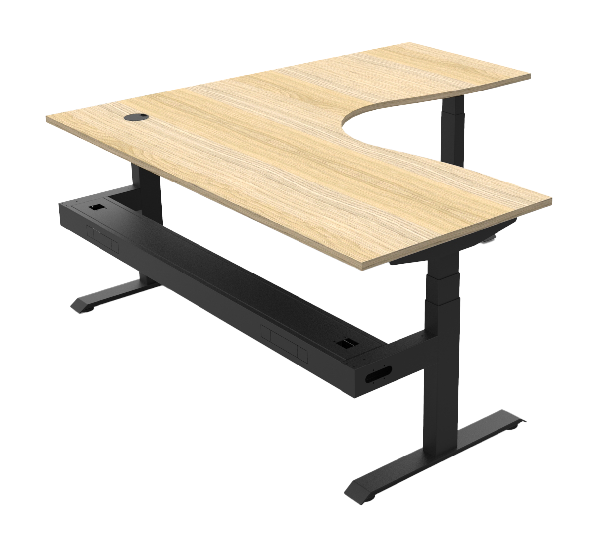 Boost Plus Height Adjustable Corner Workstation