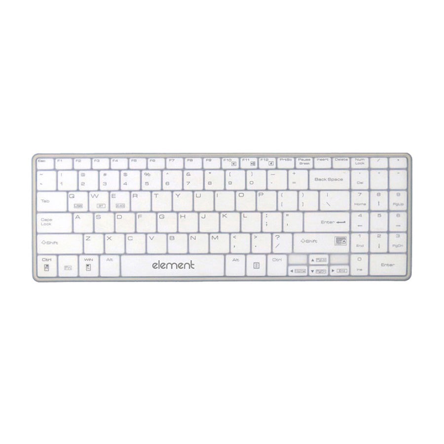 Element ECT105 Medical Grade Washable Keyboard - triple connectivity