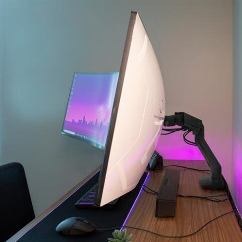 Ergotron Heavy Duty Single Monitor Arm for  Samsung Odyssey G9 Gaming Monitors