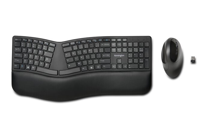 Kensington Pro Fit Ergo Wireless Keyboard & Mouse Combo