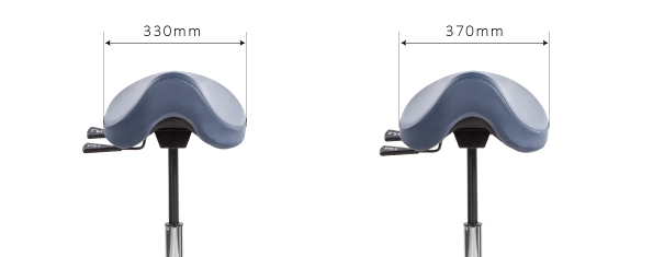 Ergo Saddle Stool with Back Rest - Ex showroom stock - Discontinued