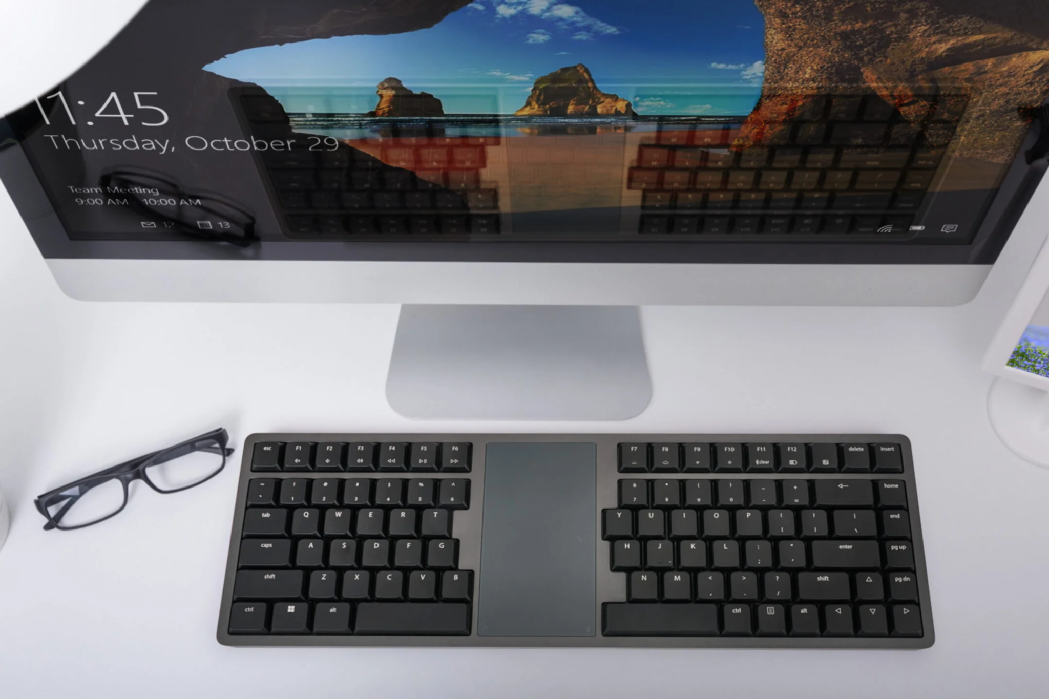 Kinesis Form Split Keyboard with Central Touchpad