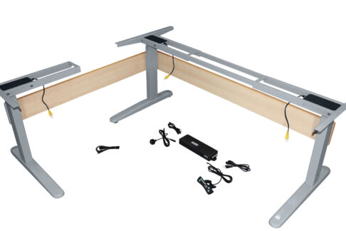 Accord L-Shape Height Adjustable Frame (No top)