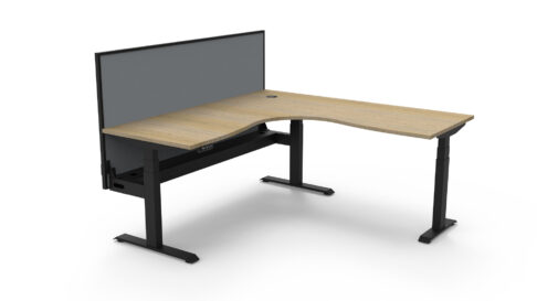 Boost Plus Height Adjustable Corner Workstation