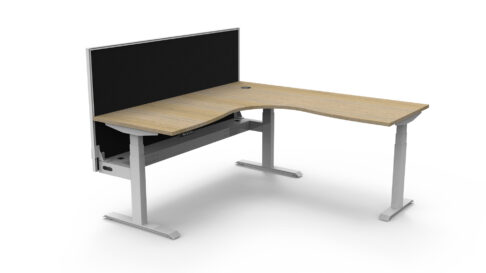 Boost Plus Height Adjustable Corner Workstation