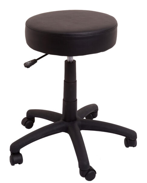 Lab Stool with Upholstered Seat