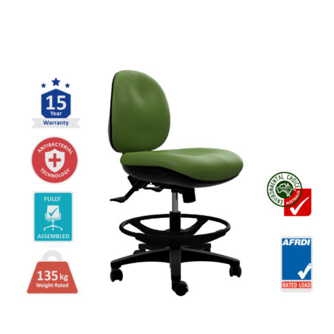 Delta 135 Medium Back Drafting Chair