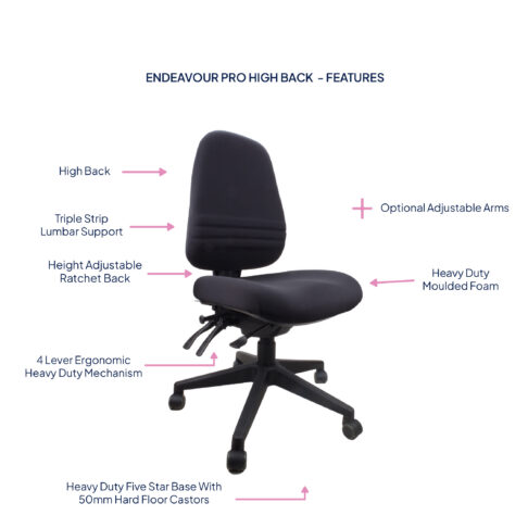 Endeavour Pro High Back Office Chair
