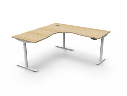 Halo Plus Height Adjustable Corner Workstation