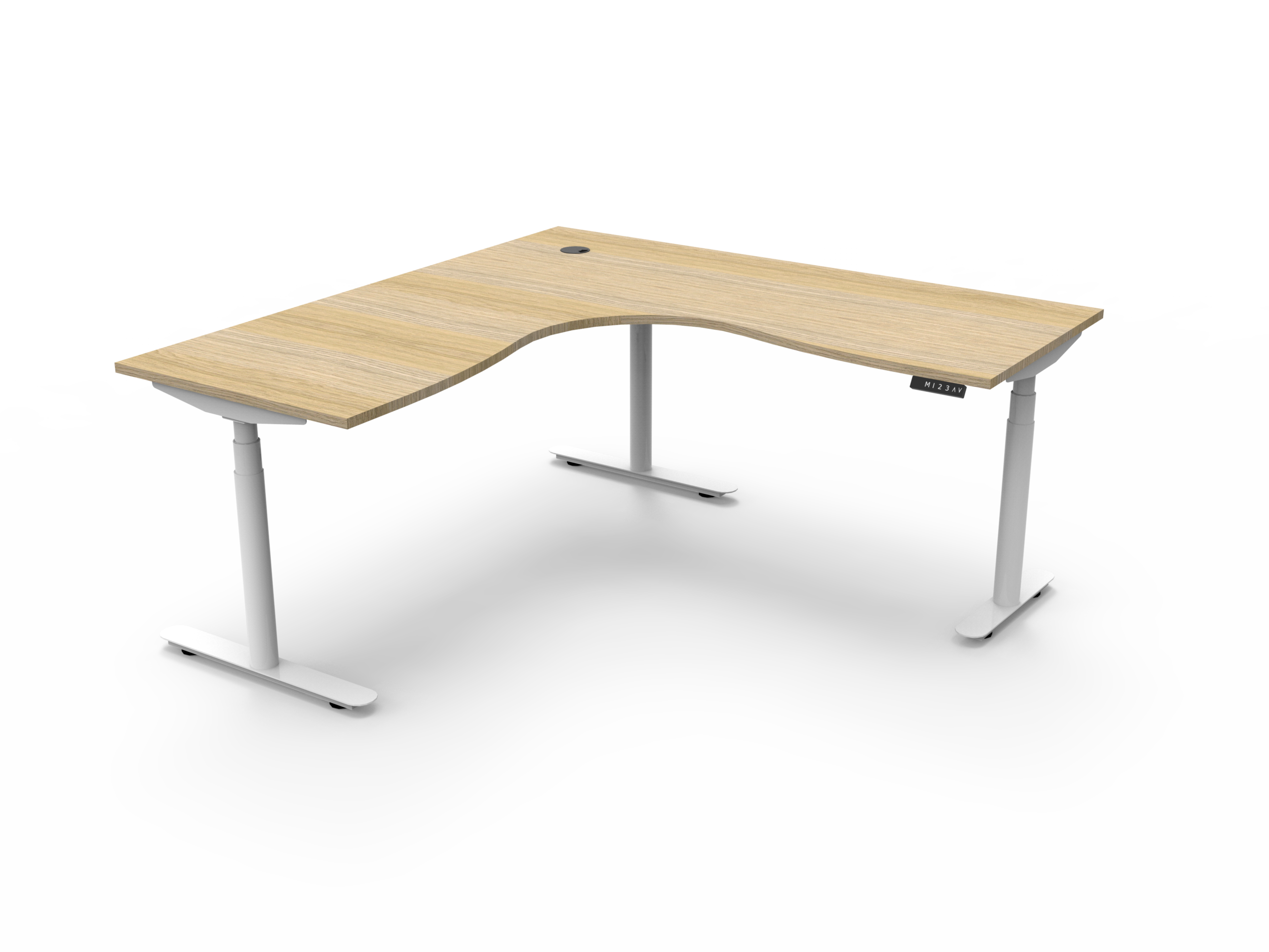 Halo Plus Height Adjustable Corner Workstation