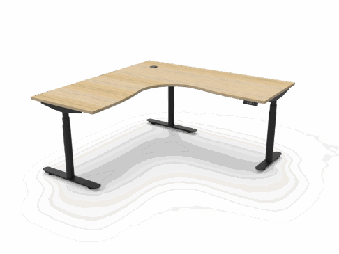 Halo Plus Height Adjustable Corner Workstation