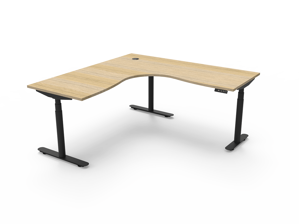 Halo Plus Height Adjustable Corner Workstation