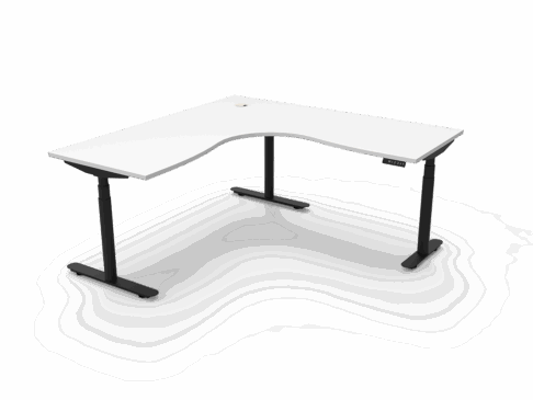 Halo Plus Height Adjustable Corner Workstation