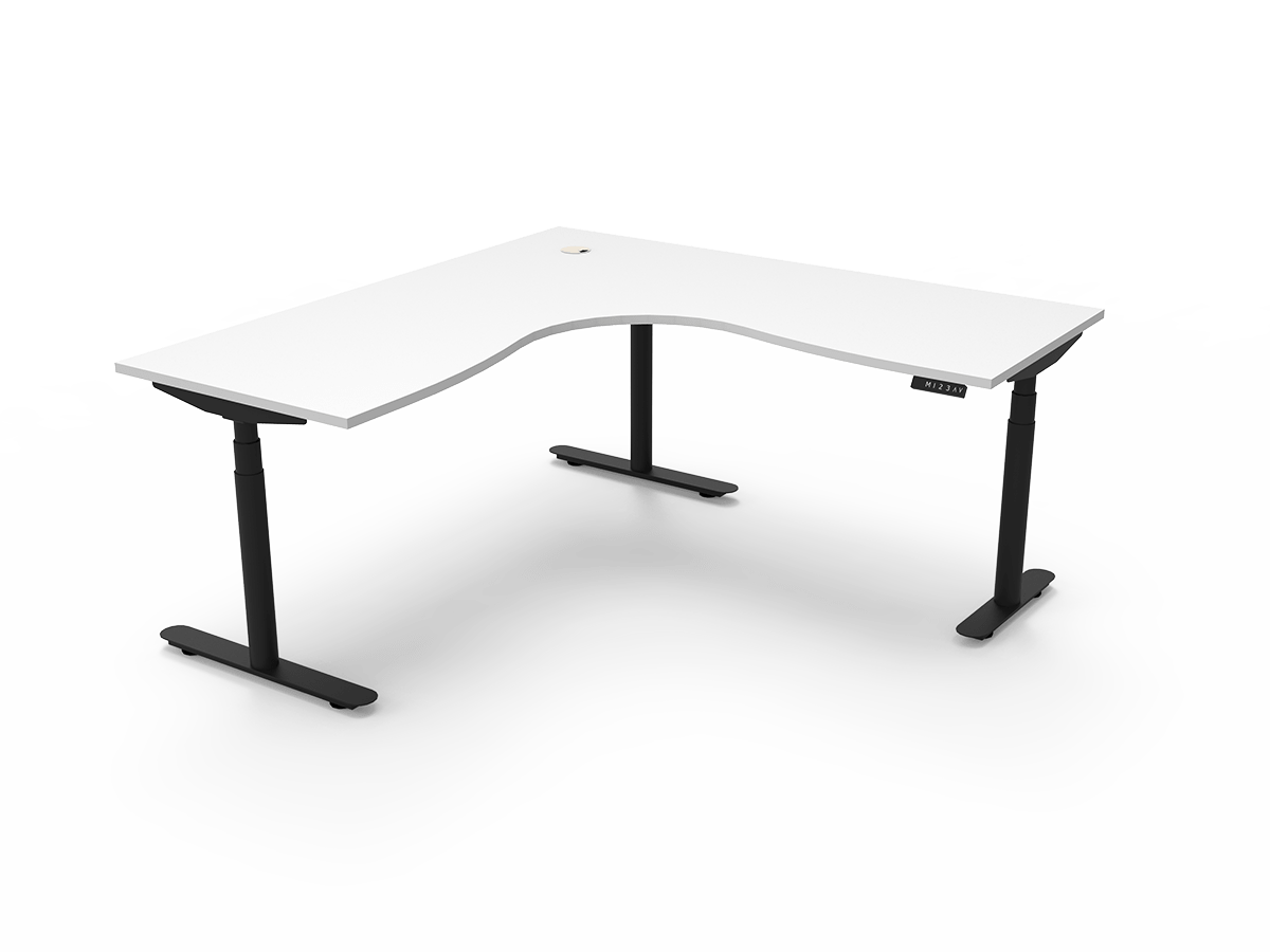 Halo Plus Height Adjustable Corner Workstation
