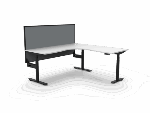 Halo Plus Height Adjustable Corner Workstation