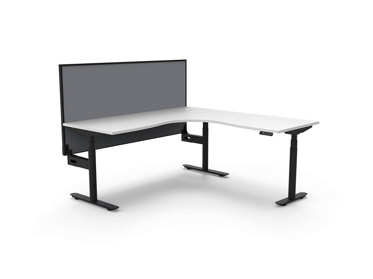 Halo Plus Height Adjustable Corner Workstation
