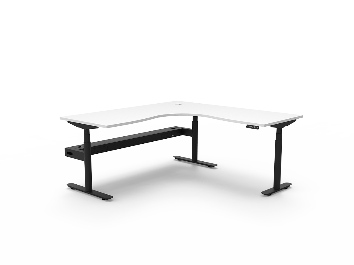 Halo Plus Height Adjustable Corner Workstation