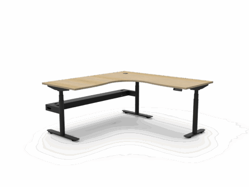 Halo Plus Height Adjustable Corner Workstation