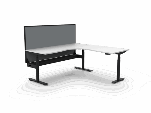Halo Plus Height Adjustable Corner Workstation
