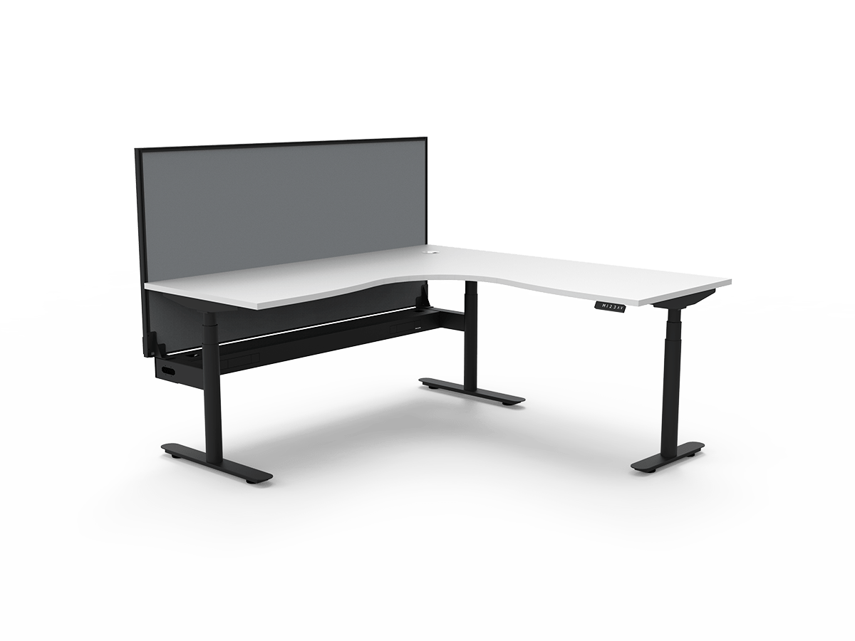 Halo Plus Height Adjustable Corner Workstation